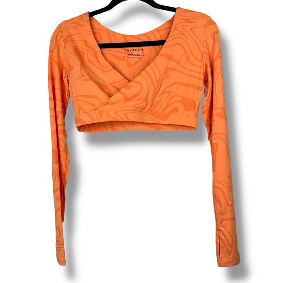 Paragon Fitwear Creamsicle RecStretch DesB Infinite Reversible Long Sleeve Bra - Picture 2 of 9